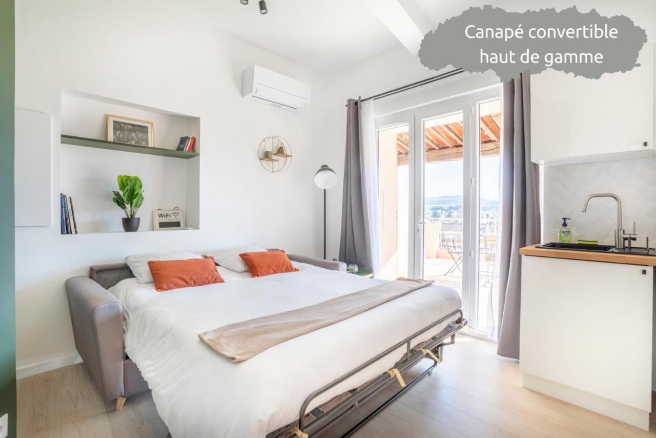 Mont Ventoux - Terrasse - Vue Degagee - Linge De Qualite - Fibre - Confort 加尔达讷 外观 照片
