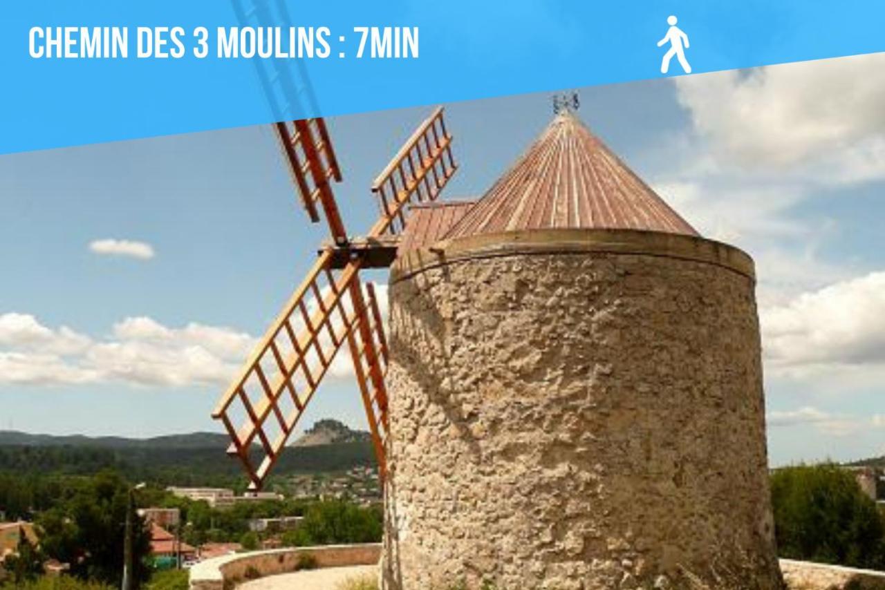 Mont Ventoux - Terrasse - Vue Degagee - Linge De Qualite - Fibre - Confort 加尔达讷 外观 照片